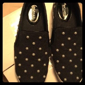 Michael Kors flannel sneakers size 9 women